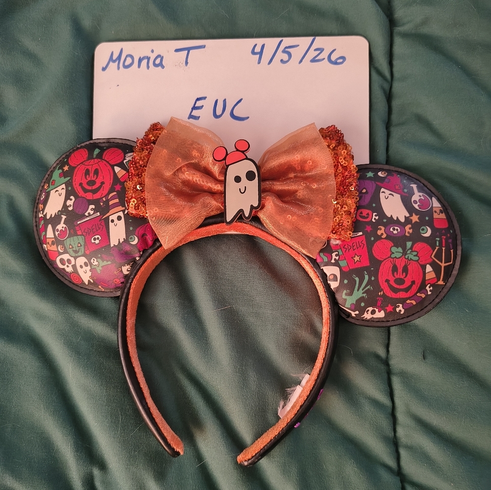 2022 Disney/Loungefly Halloween ears with sequined bow